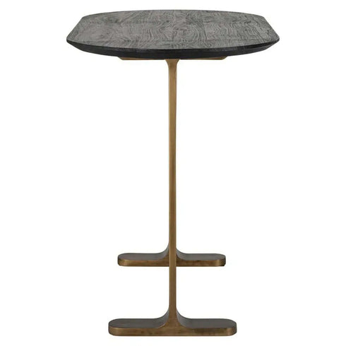 Black & Brass Bar Table